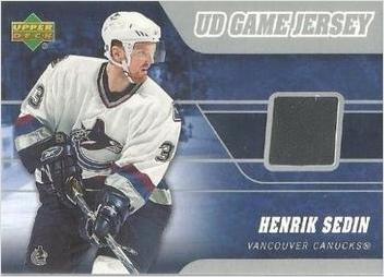 Henrik Sedin #J2-HS 2006 Upper Deck Game Jersey Hockey