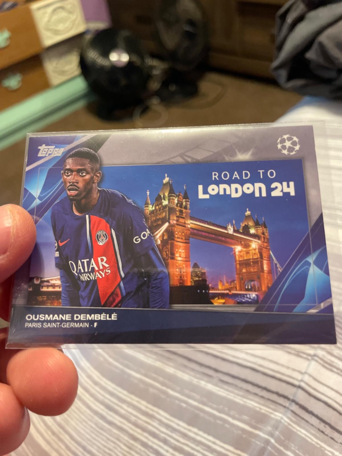 Ousmane Dembele #RF-17 Soccer Cards 2023 Topps UEFA Club Road to the Final