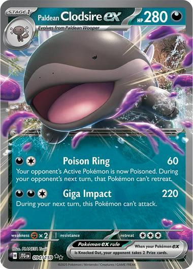Paldean Clodsire ex #94 Cover Art