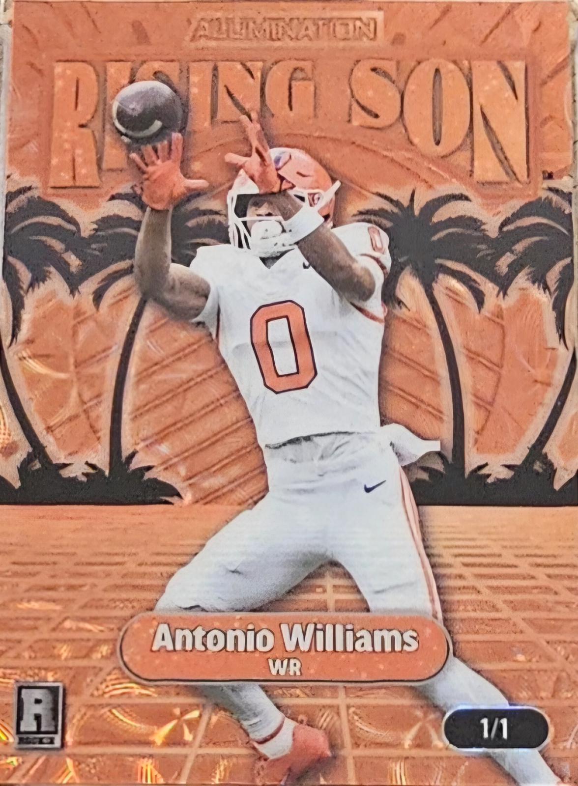 Antonio Williams #PMC-ARS-AW 2026 Wild Card Alumination Just The Hits Football
