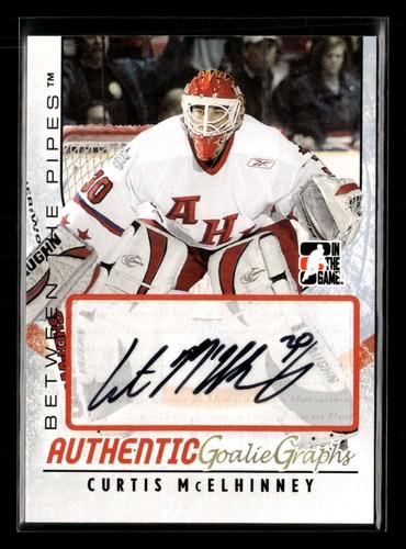 Curtis McElhinney #A-CM 2007 In The Game Heroes And Prospects Autograph Hockey