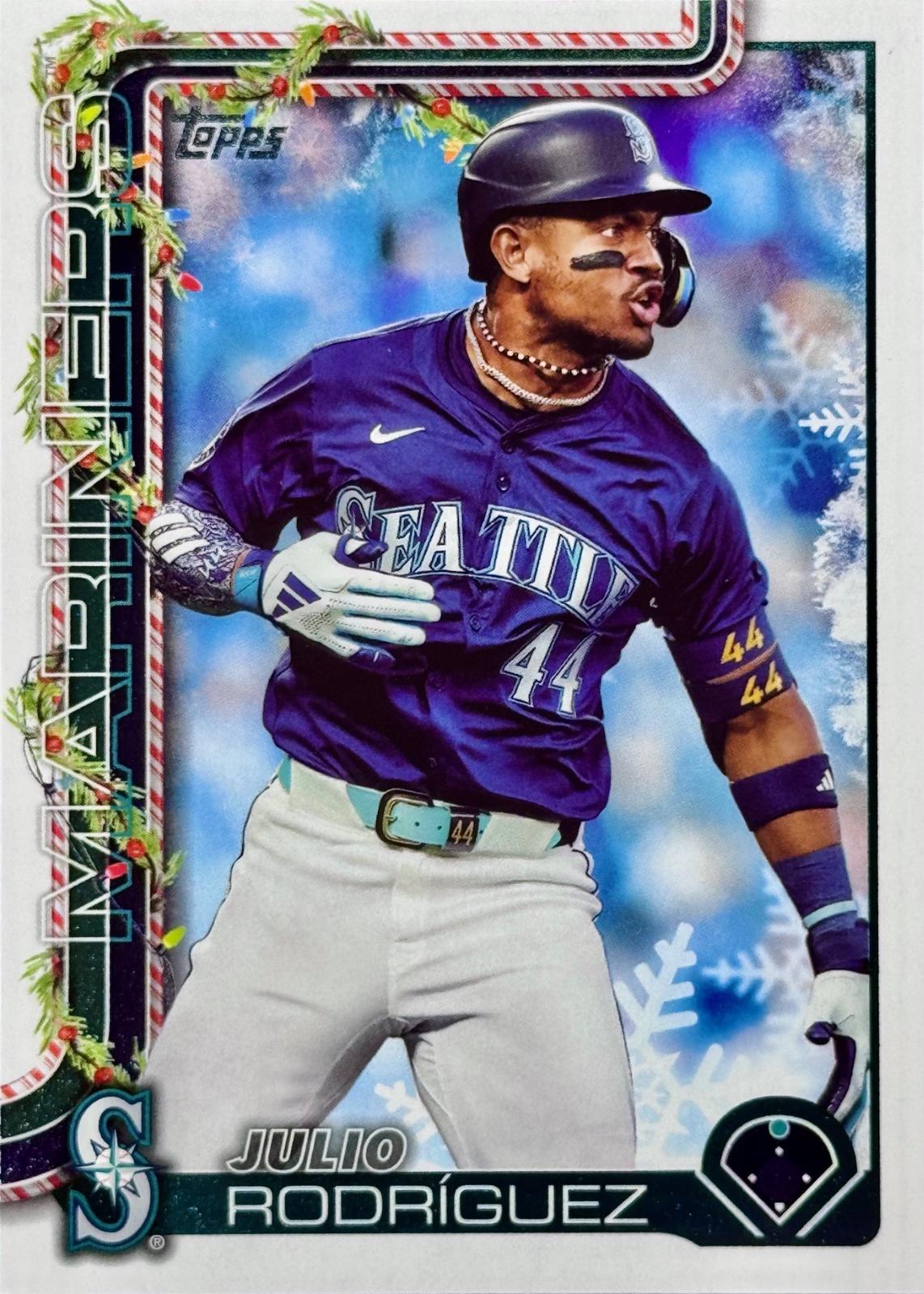 Julio Rodriguez #H186 Prices | 2025 Topps Holiday | Baseball Cards