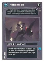Trooper Davin Felth [Revised] Star Wars CCG A New Hope Prices