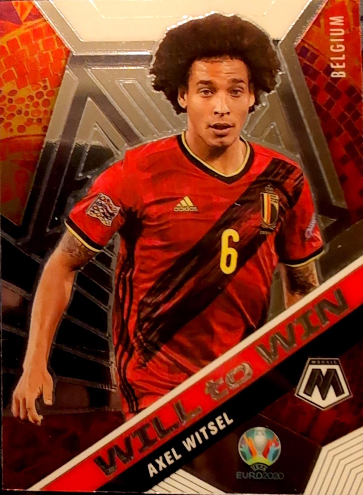 Alex Witsel #25 Soccer Cards 2021 Panini Mosaic UEFA Euro 2020 Will to Win