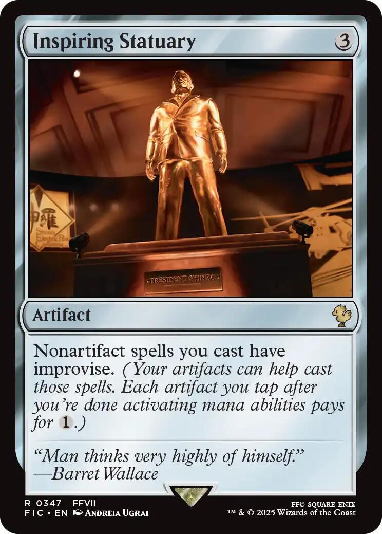 Inspiring Statuary [Foil] (Magic Final Fantasy Commander)