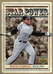 Miguel Cabrera #SP-MC Baseball Cards 2007 Upper Deck Star Power Prices