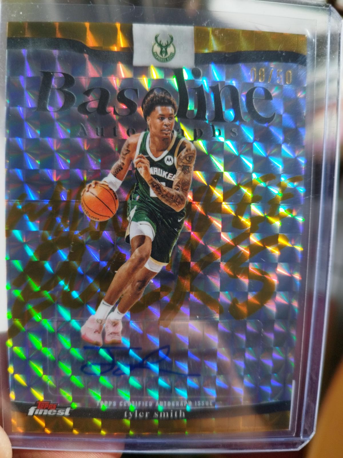 Tyler Smith [Gold Geometric Refractor] #BA-TS