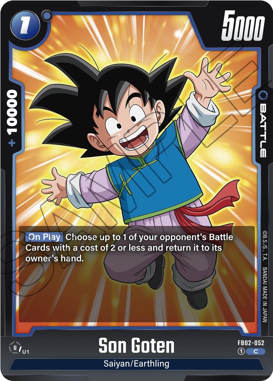 Son Goten FB02-052 Dragon Ball Fusion World Blazing Aura