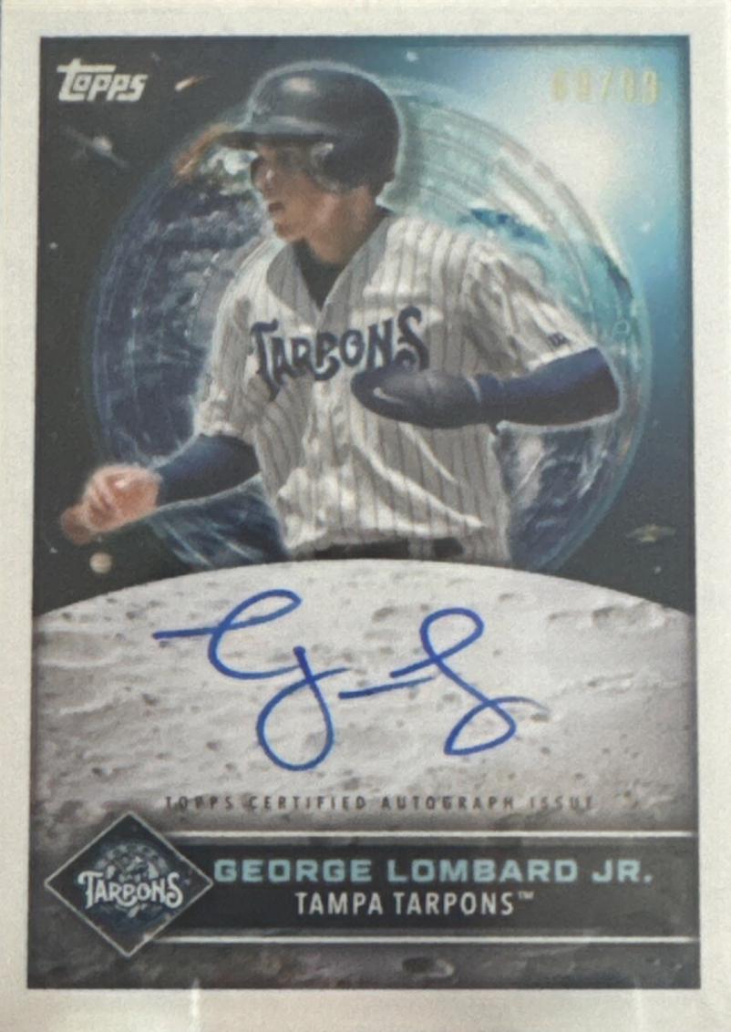 George Lombard Jr. #FCA-GL Baseball Cards 2024 Topps Pro Debut Future Cornerstones Autograph