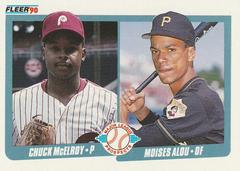Chuck McElroy / Moises Alou #650 Baseball Cards 1990 Fleer Prices