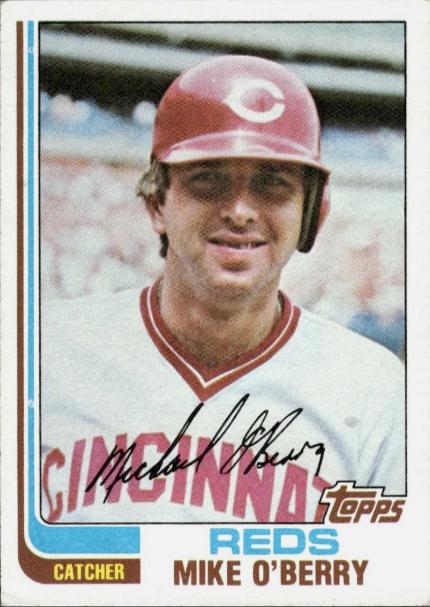 1982 Topps Mike O'Berry #562 card