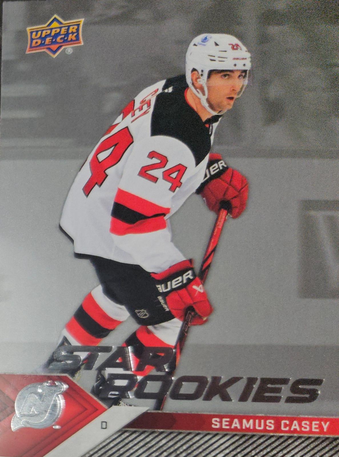Seamus Casey #17 Hockey Cards 2024 Upper Deck NHL Star Rookies Box Set