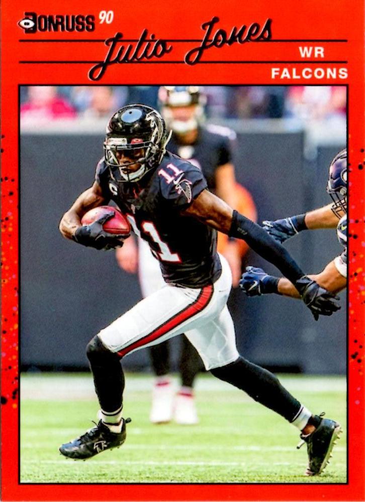 Julio Jones #R90-JJ 2020 Panini Donruss Retro 1990 Football