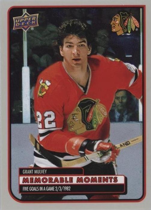 Grant Mulvey #MM-10 2025 Upper Deck Chicago Blackhawks Centennial Memorable Moments Hockey