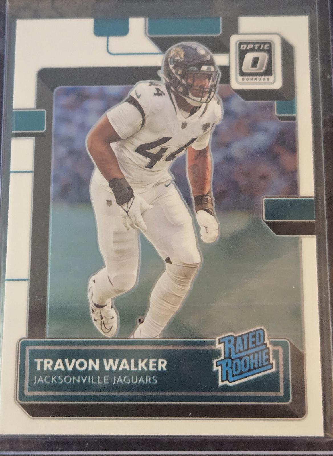 Travon Walker #225 Football Cards 2022 Panini Donruss Optic