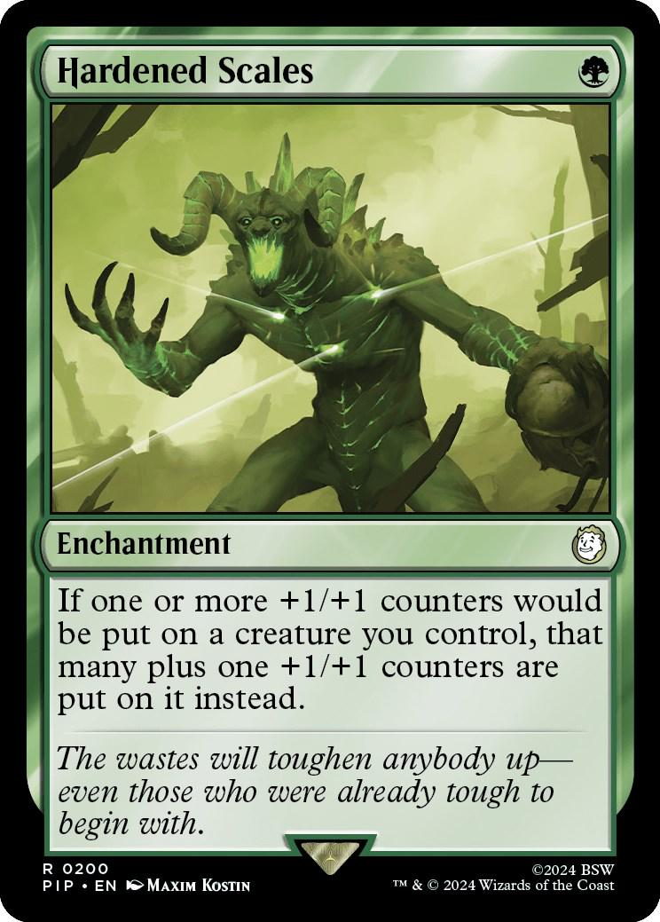 Hardened Scales [Foil] (Magic Fallout)