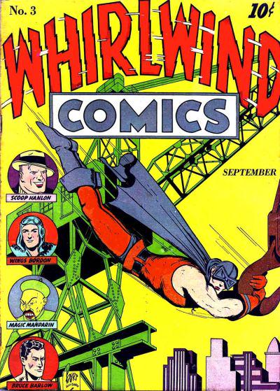 Whirlwind Comics #3 (1940) Comic Books Whirlwind Comics