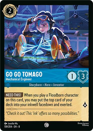 Go Go Tomago - Mechanical Engineer #159 Lorcana Reign of Jafar