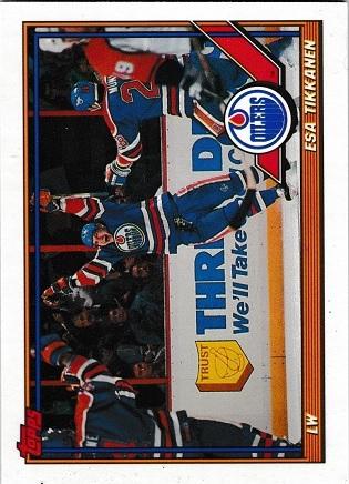 Esa Tikkanen #378 Hockey Cards 1991 Topps
