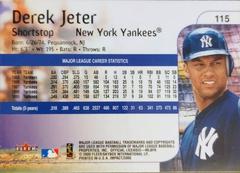 Derek Jeter #115 [Back]  | Derek Jeter Baseball Cards 2000 Fleer Impact