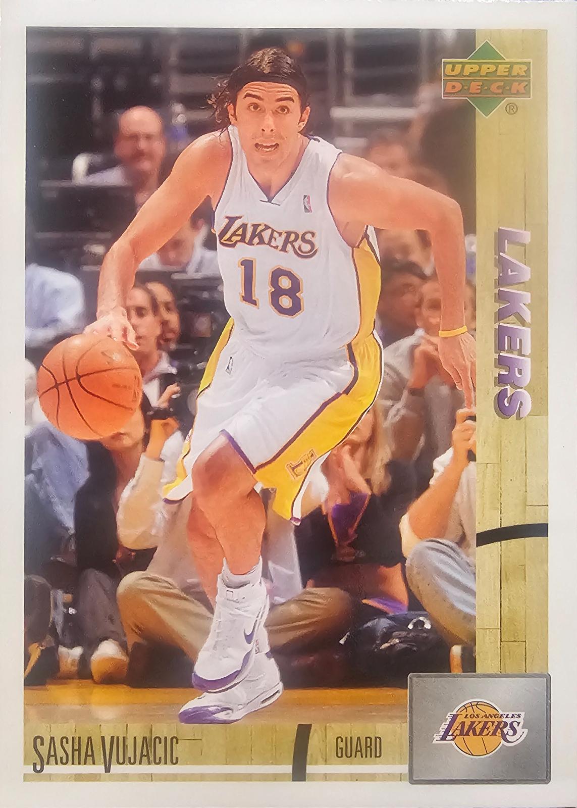 Sasha Vujacic #128 Basketball Cards 2008 Upper Deck Lineage