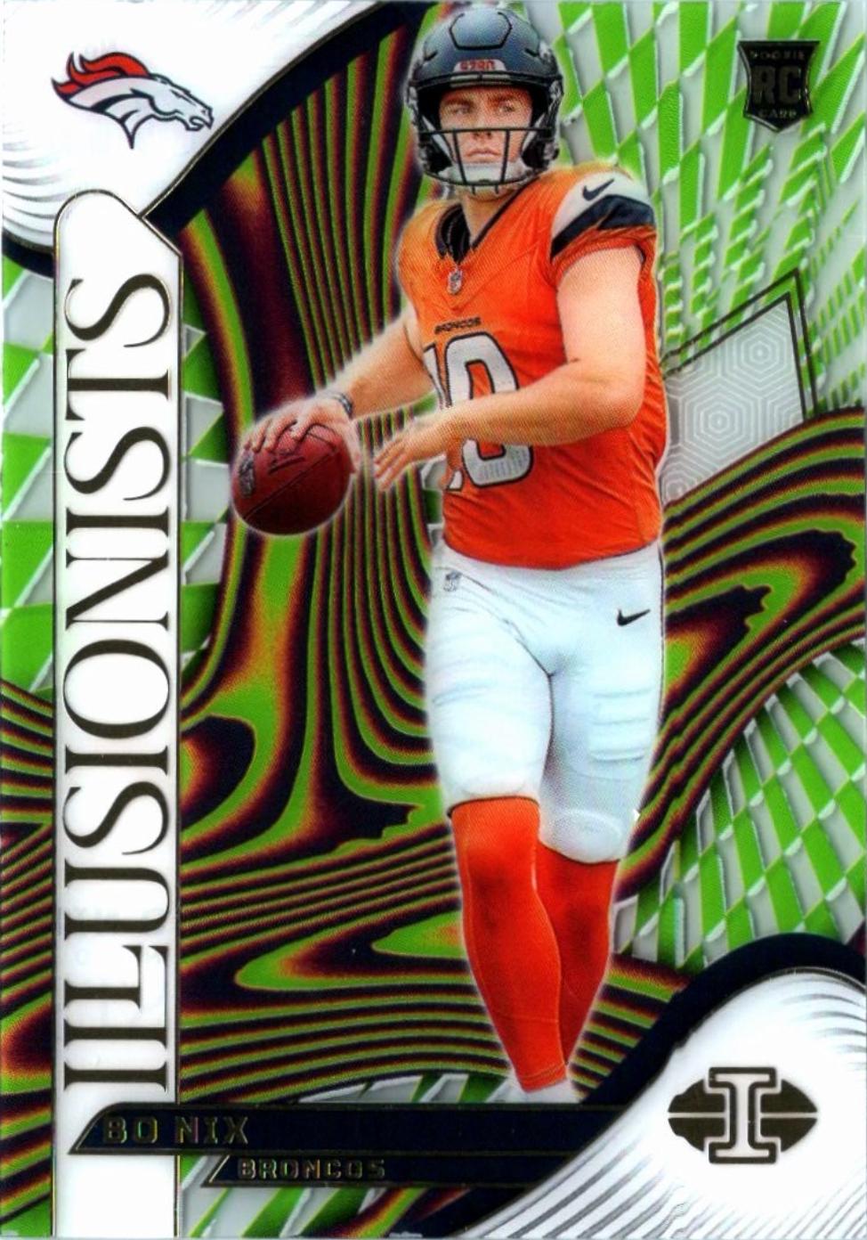 2024 Panini Illusions Illusionists Bo Nix #4 card