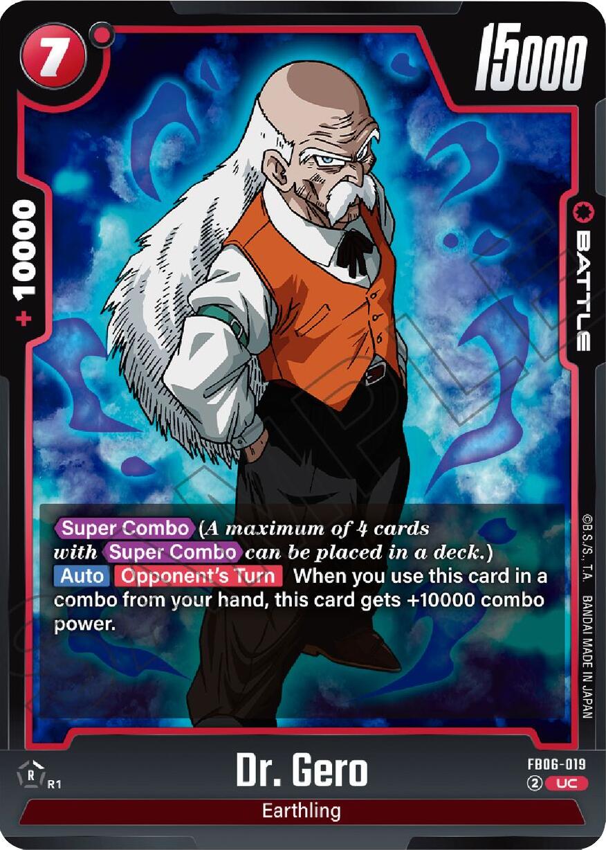 Dr. Gero FB06-019 Dragon Ball Super Rivals Clash