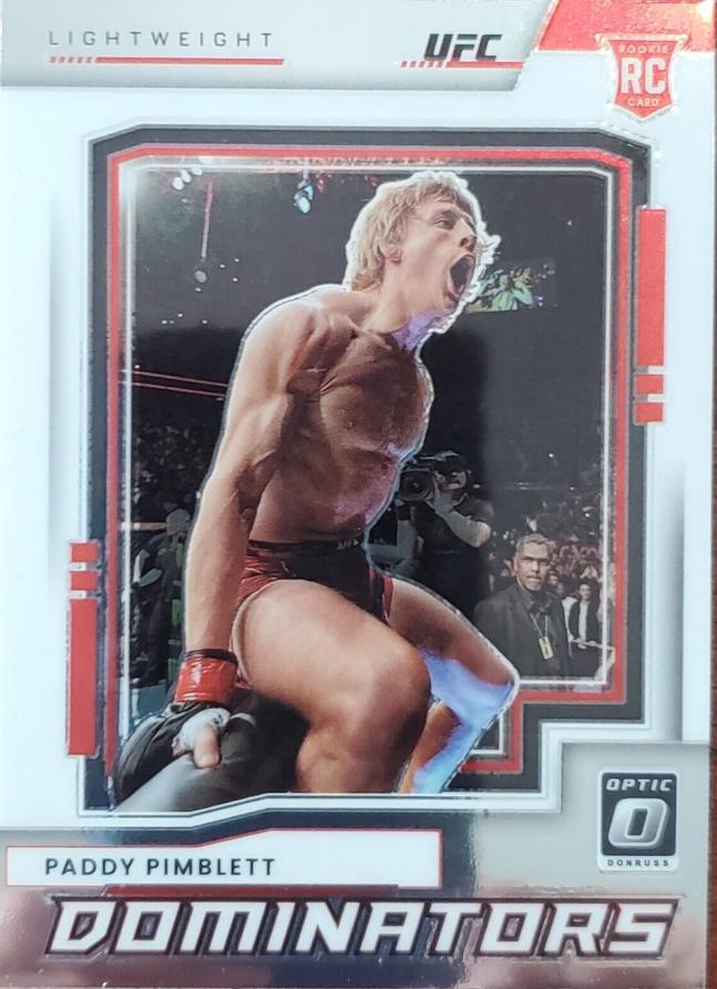 Paddy Pimblett #9 Ufc Cards 2022 Panini Donruss Optic UFC Dominators