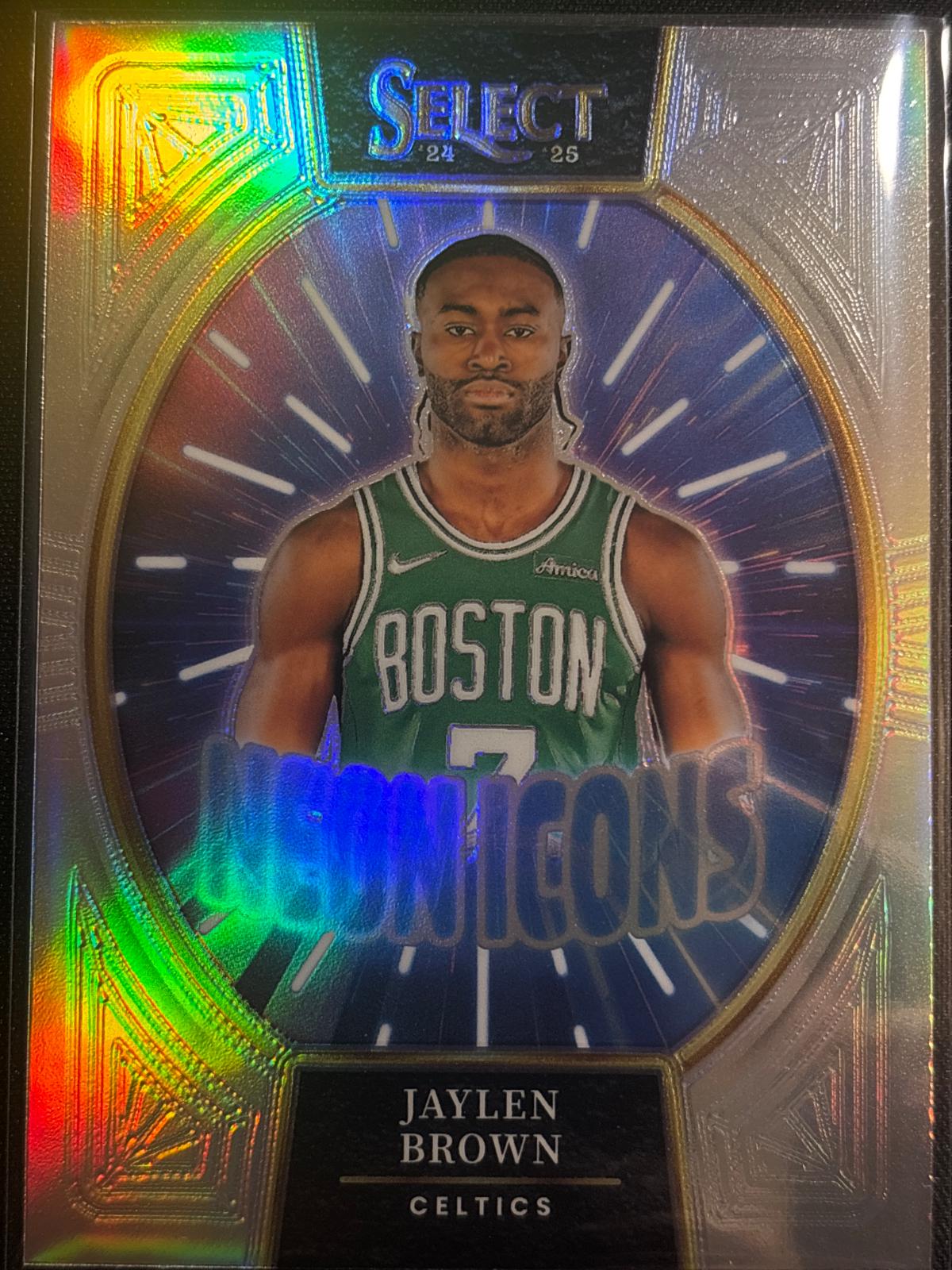 Jaylen Brown [Silver Prizm] #12 Prices | 2024 Panini Select Neon