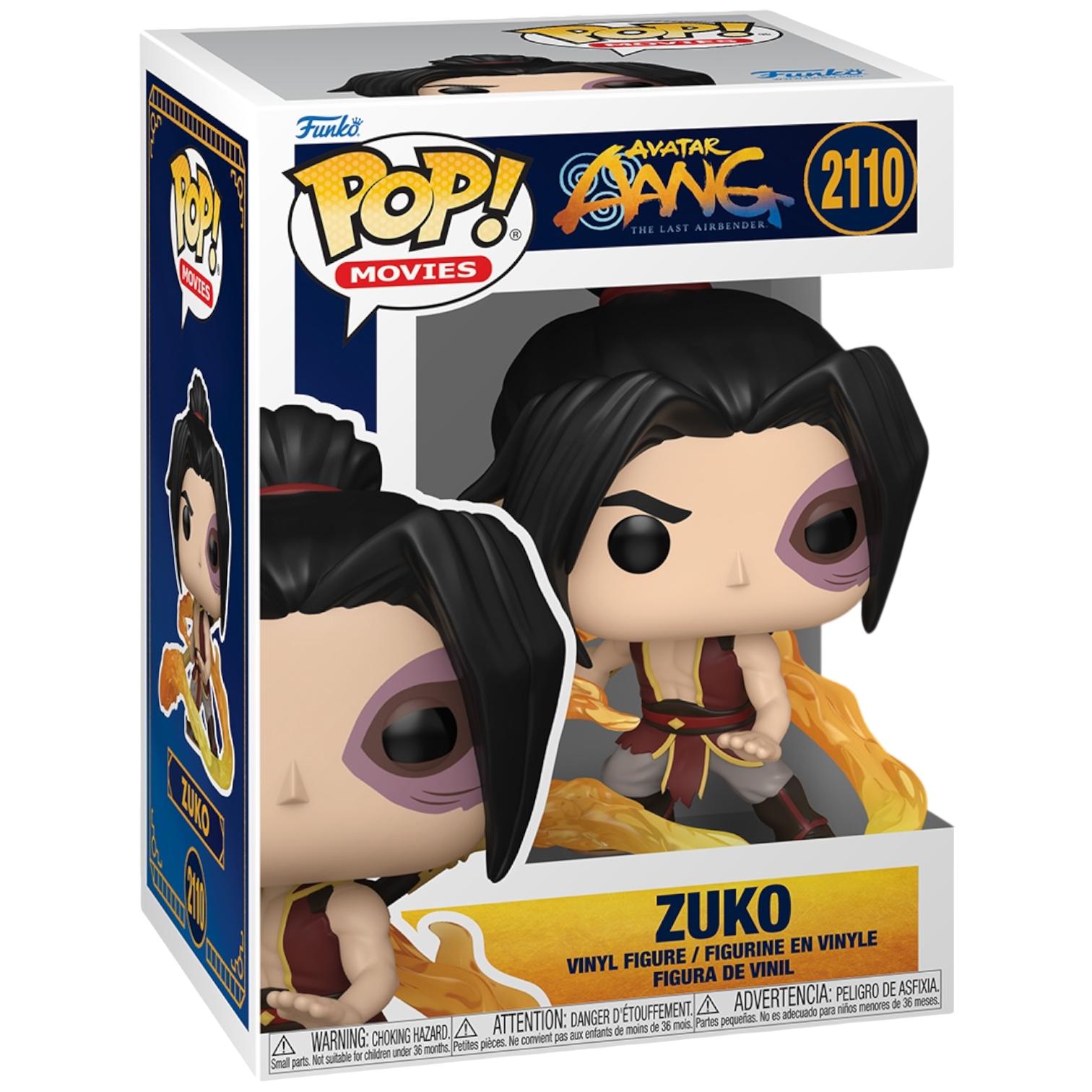Zuko #2110 Aang Avatar Funko Pop box and figure