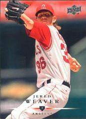 Jered Weaver #3 Baseball Cards 2008 Upper Deck Prices