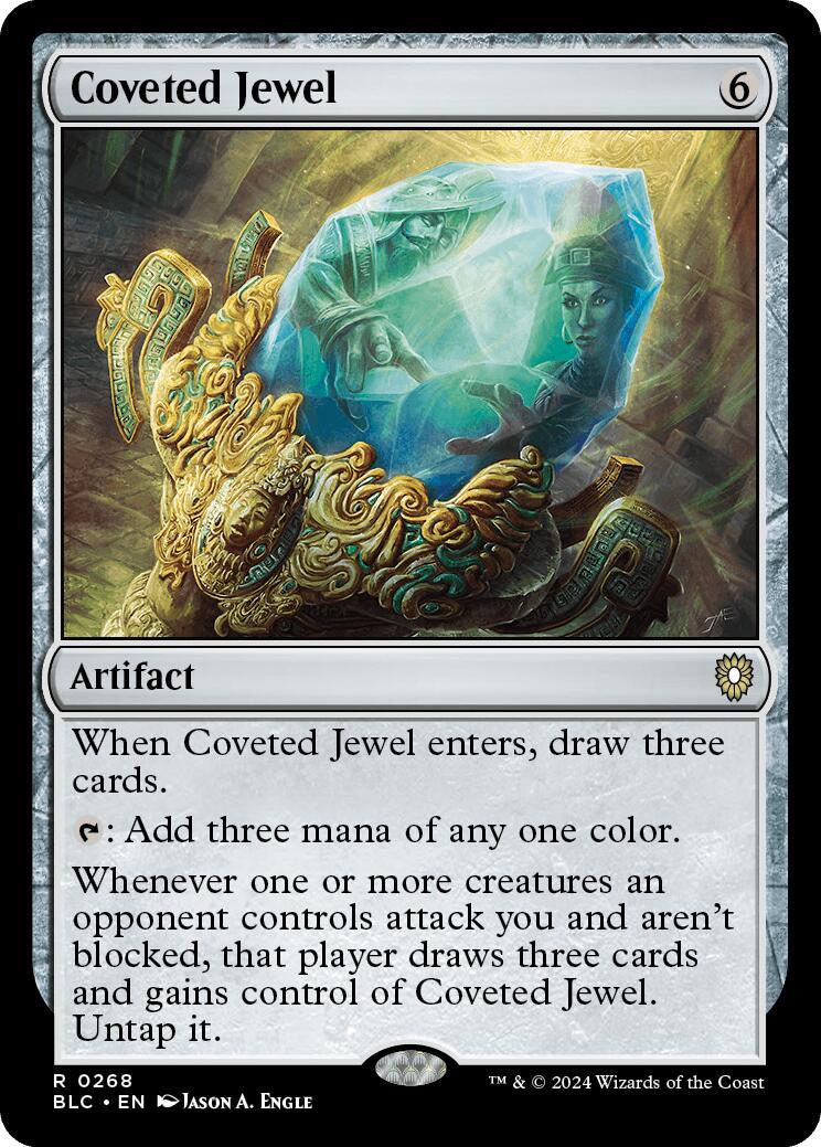 Coveted Jewel #268 Magic Bloomburrow Commander