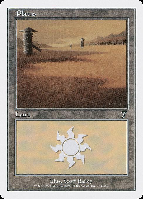 Plains #341 Magic 7th Edition