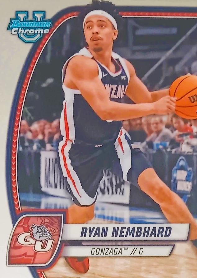 Ryan Nembhard #72 Basketball Cards 2024 Bowman Chrome University