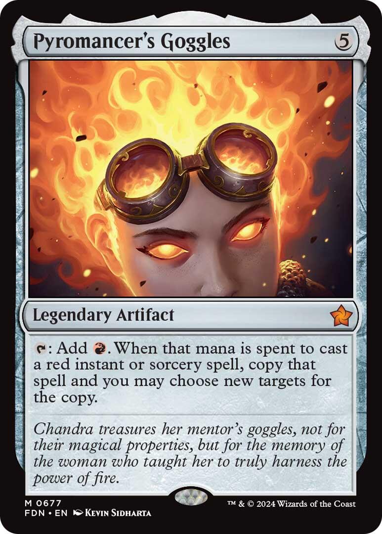 Pyromancer's Goggles #677 Magic Foundations