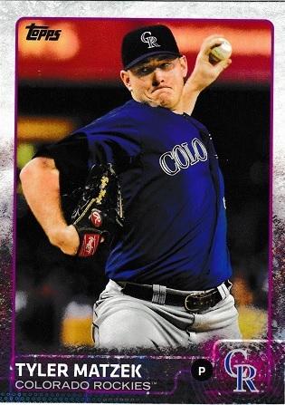 Tyler Matzek #442 Baseball Cards 2015 Topps