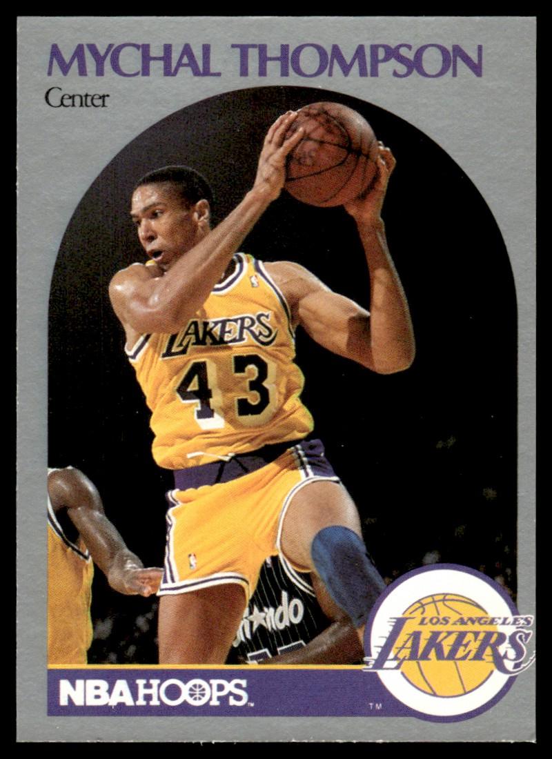 Mychal Thompson #160 Basketball Cards 1990 Hoops