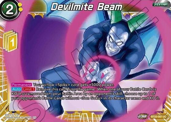 Devilmite Beam BT22-087 Dragon Ball Super Critical Blow