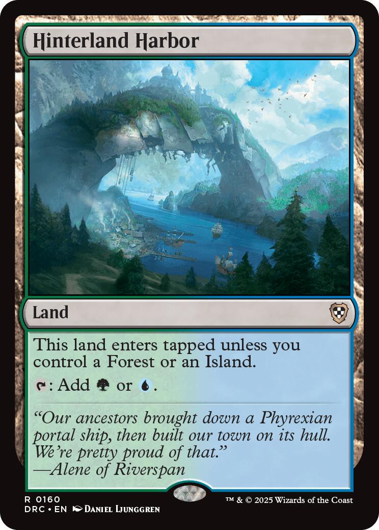 Hinterland Harbor #160 Magic Aetherdrift Commander
