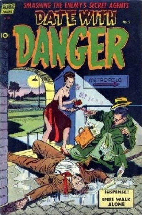 Date With Danger #5 (1952) Comic Books Date with Danger