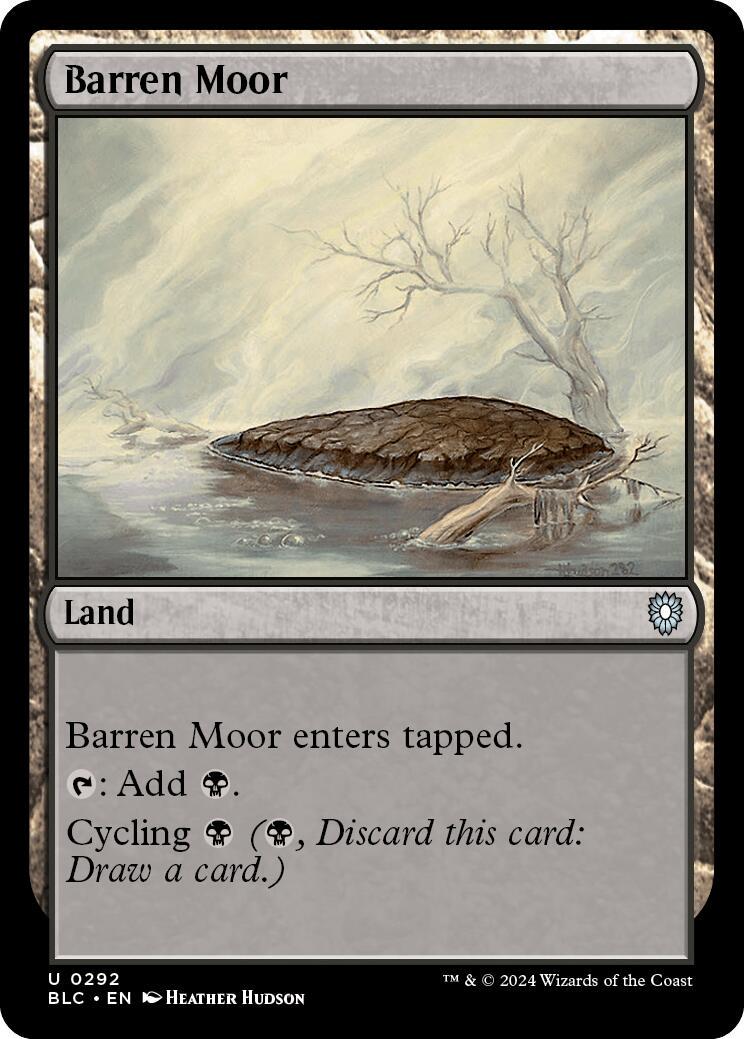 Barren Moor #292 Magic Bloomburrow Commander