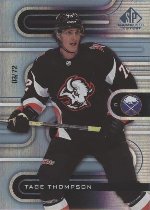 Tage Thompson #101 Hockey Cards 2022 SP Game Used