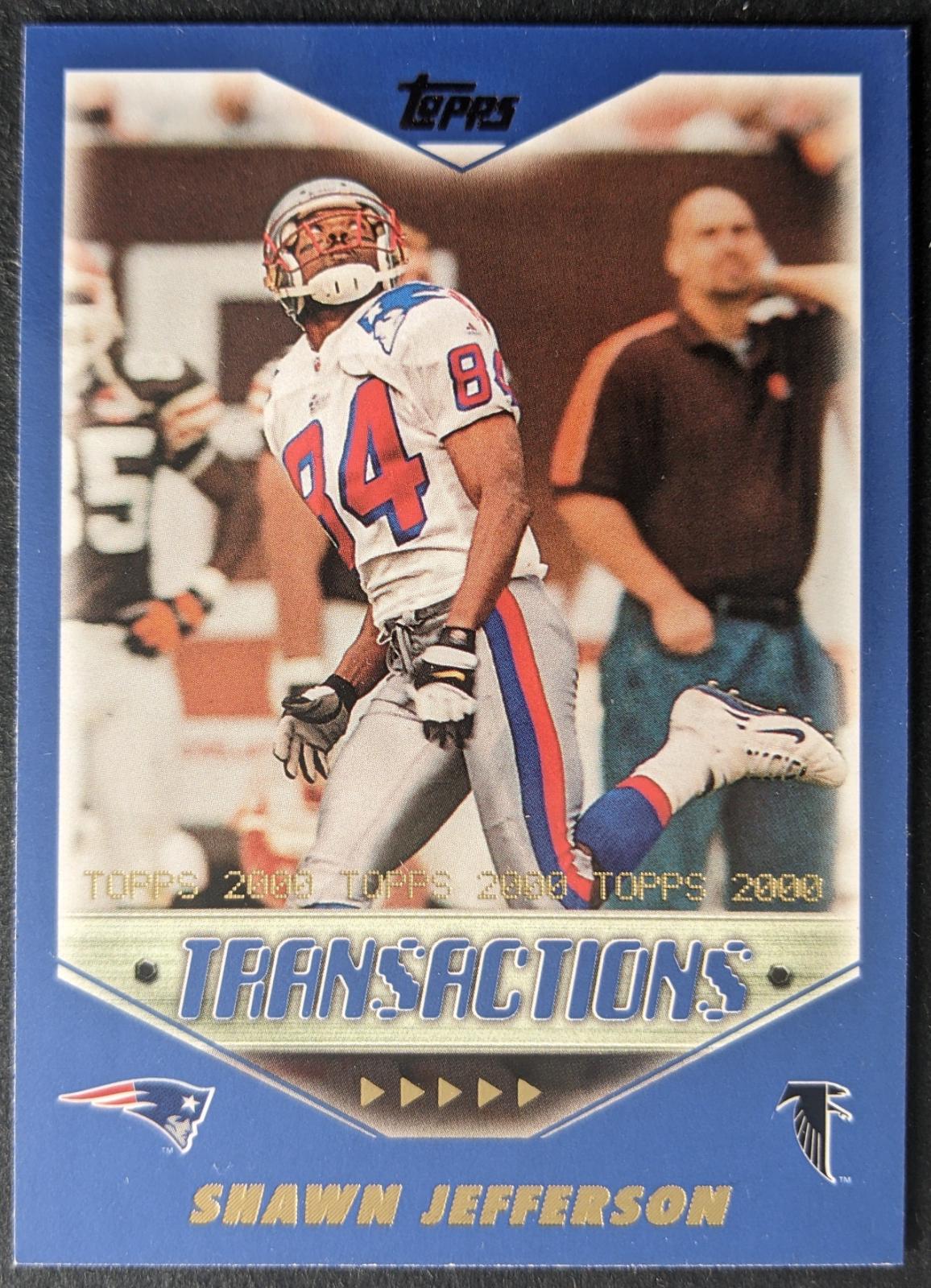 Shawn Jefferson #6 Football Cards 2000 Topps