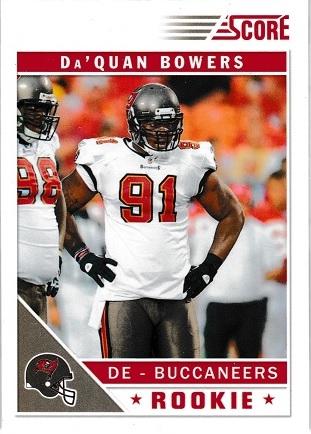Da'Quan Bowers #326 Football Cards 2011 Panini Score