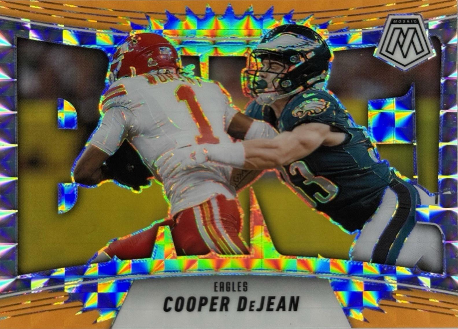 Cooper DeJean [Mosaic Orange Fluorescent] #9 Prices | 2025 Panini