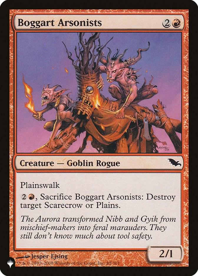 Boggart Arsonists #85 Magic The List Reprints
