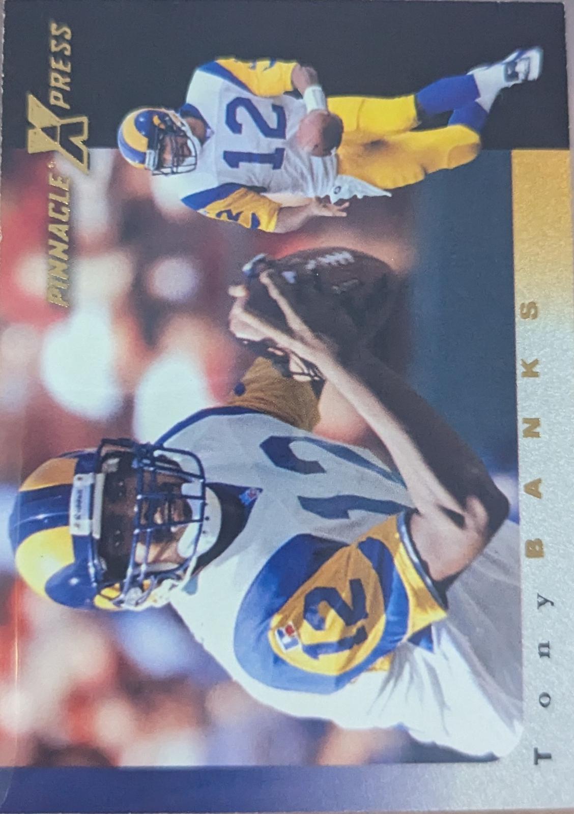 Tony Banks #7 Football Cards 1997 Pinnacle X Press