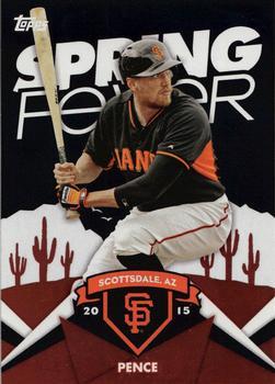 Hunter Pence #SF-50 Baseball Cards 2015 Topps Spring Fever