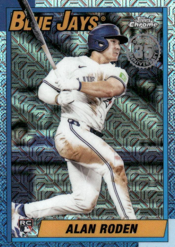 2025 Topps Update 1990 Chrome Alan Roden #U90C-15 card