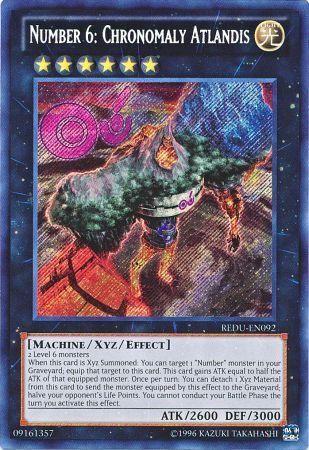 Number 6: Chronomaly Atlandis REDU-EN092 YuGiOh Return of the Duelist